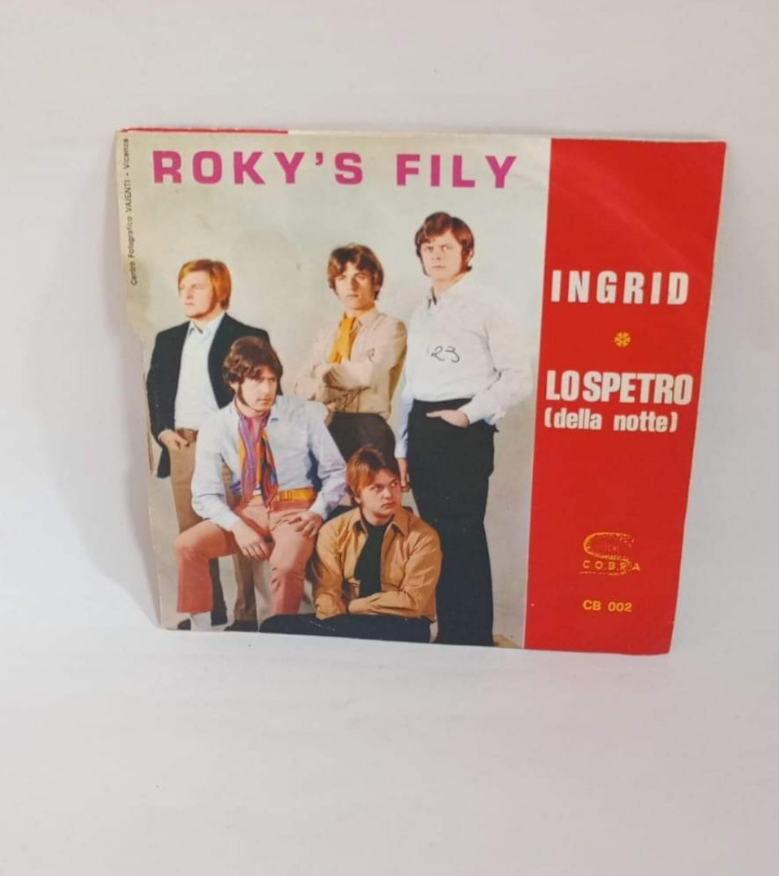 "Ingrid/Lo Spettro" Roky'Fily 45 Giri Edito nel 1971 da Dischi Cobra Cod .CB 002