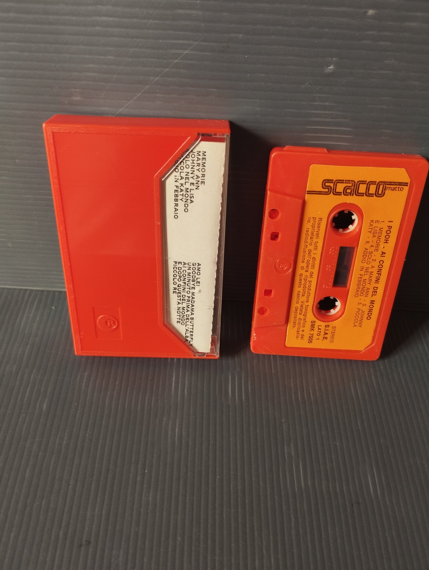 Ai Confini del Mondo i Pooh Musicassetta
Edita negli anni 70 da Scacco