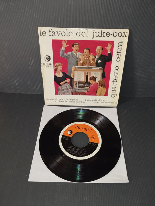 Le Favole Del Jukebox" Quartetto Cetra Ep 7"
