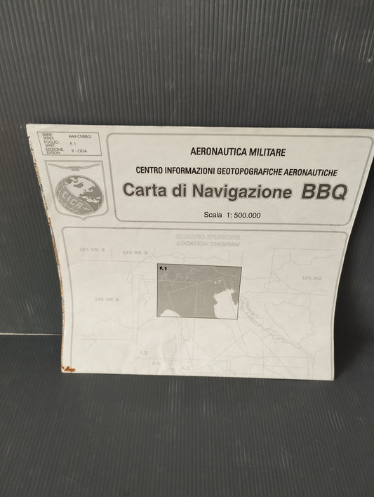 Carta Di Navigazione BBQ Ciga Aeronautica Militare
Scala 1:500.000