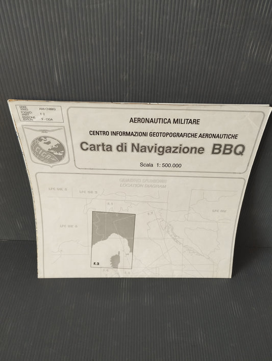 Carta Di Navigazione BBQ Ciga Aeronautica Militare
Scala 1:500.000