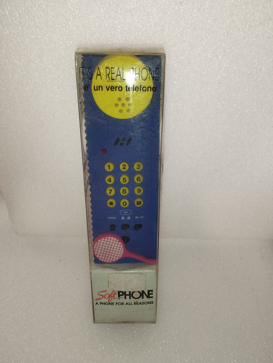 Telefono Softphone Master In Gommapiuma Anni 90 Parzialmente funzionante