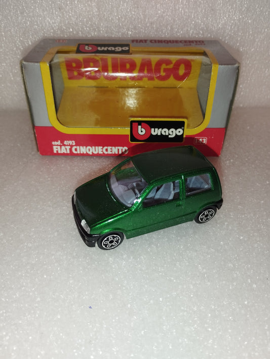 Modellino Fiat Cinquecento
Bburago Cod.4193
Scala 1:43.