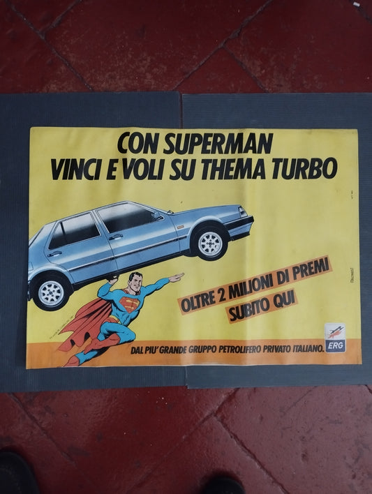 Insegna Pubblicitaria ERG
In Plastica flessibile
Senza Supporto
Anni 80