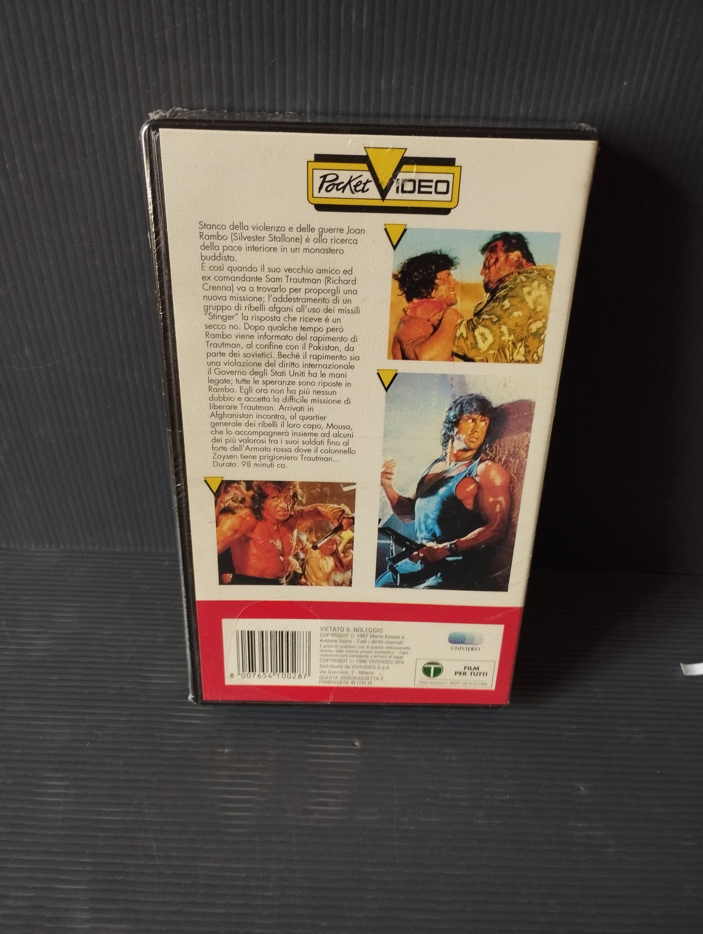 VHS Rambo III Sealed