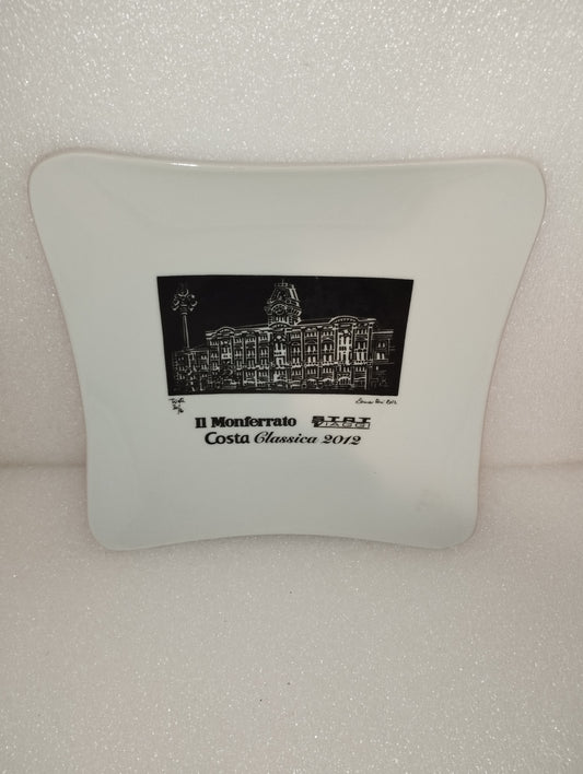 Piatto In Ceramica Pubblicitario Costa Classica 2012,Stat