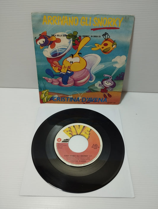 The Snorky Cristina D'Avena 45 Giri arrives
Published by Five Cod .FM 13101