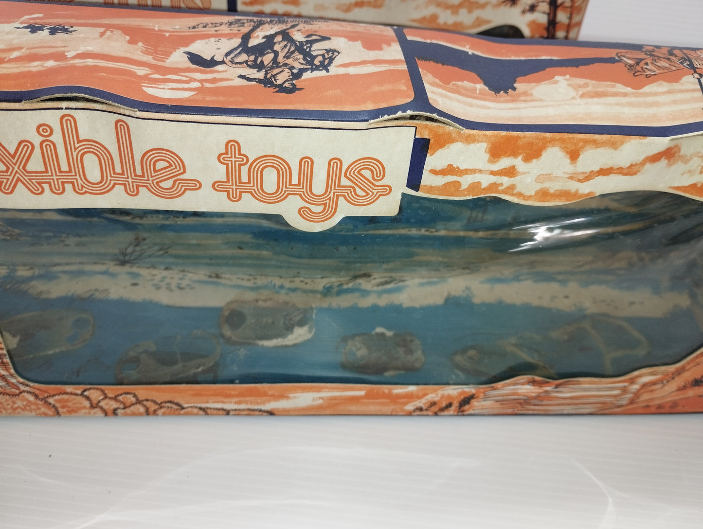 2 empty boxes for Flexible Toys soldiers branded Cherilea.