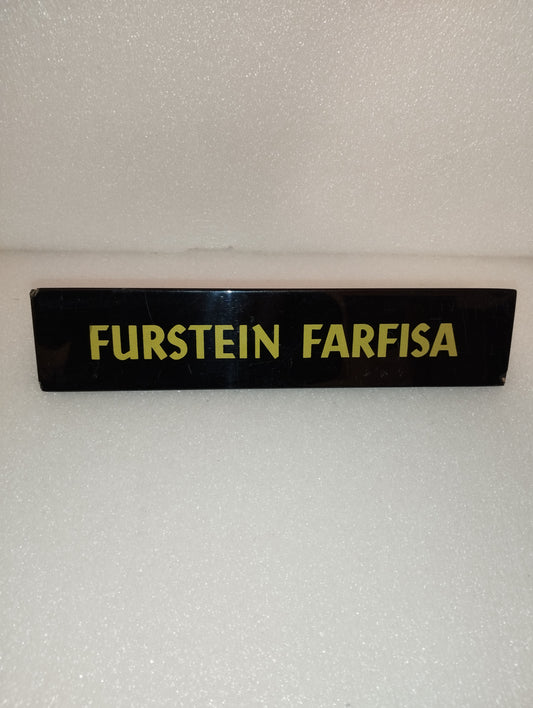 Furstein Farfisa Insegna Pubblicitaria Vintage
In legno laccato
