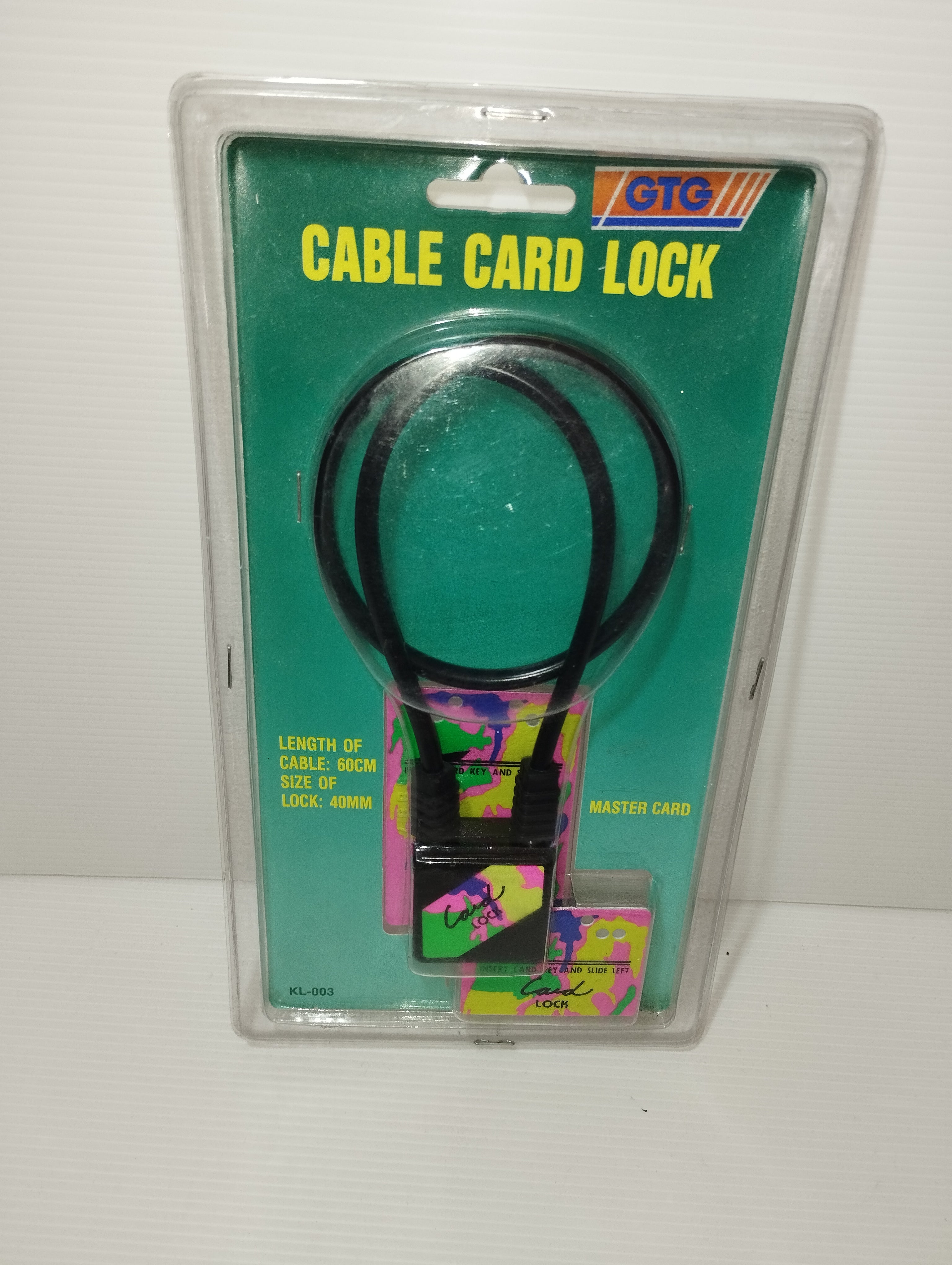 Lucchetto Cable Card Lock Prodotto da GTG LUDOteca e dintorni