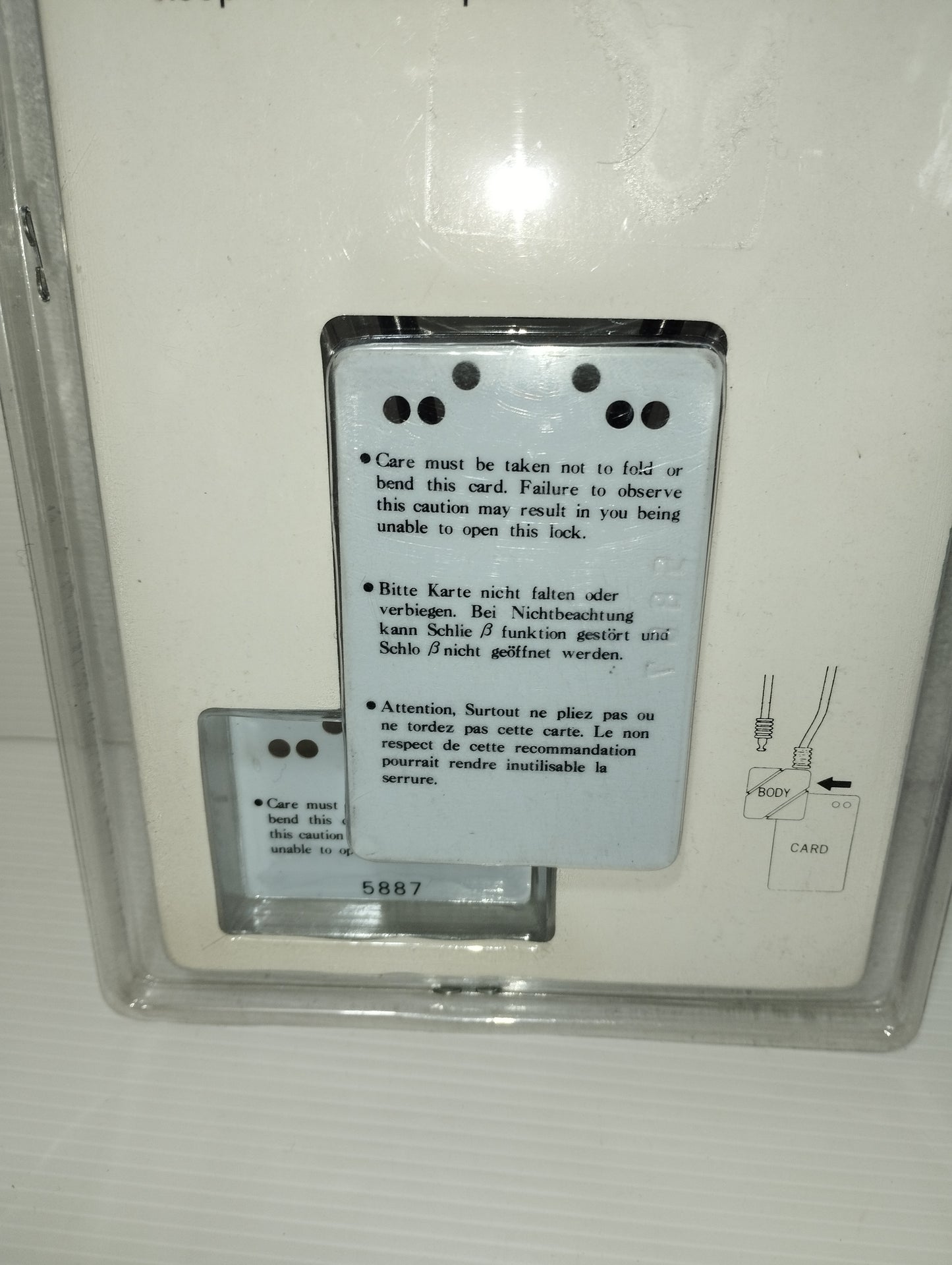 Lucchetto Cable Card Lock
Prodotto da GTG