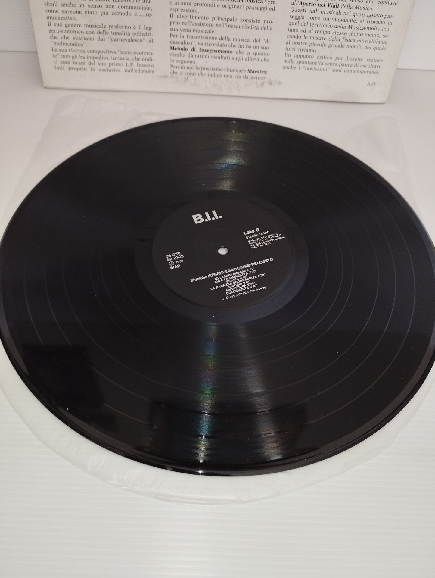 Once Upon a Time Francesco Giuseppe Loseto LP 33 rpm