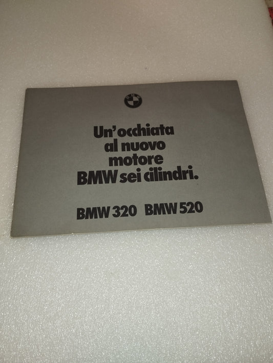 BMW 320/BMW 520 Depliant Pubblicitario
Motore BMW 6 cilindri
Anni 80