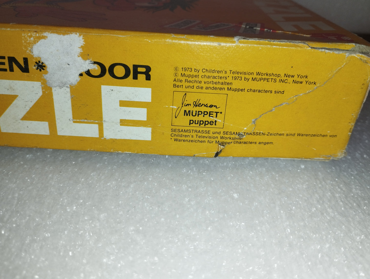 Puzzle Muppet Jumbo 16 Big Pieces 70s