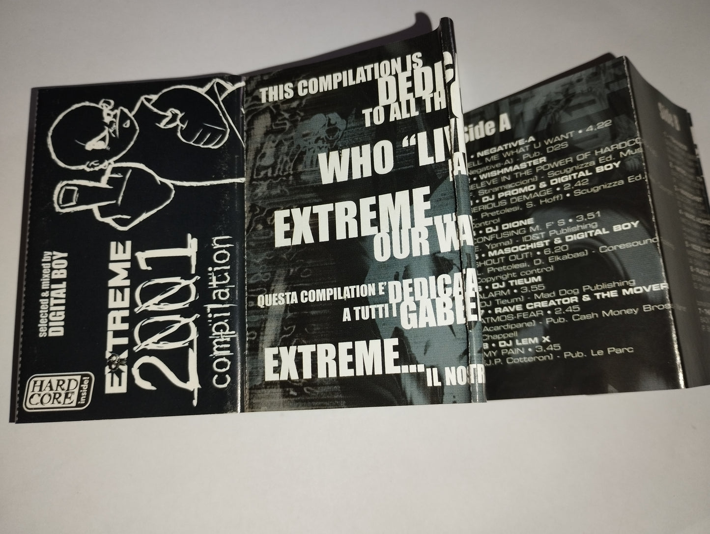 Extreme 2001 Compilation Digital boy Musicassette