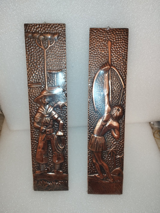 2 Metal and cardboard squares
Made In Brazil
Vintage