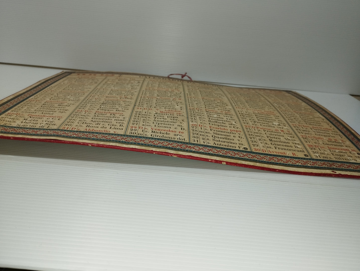 Original 1902 Studio Calendar
Calendar dimensions approximately 41 x 30 cm