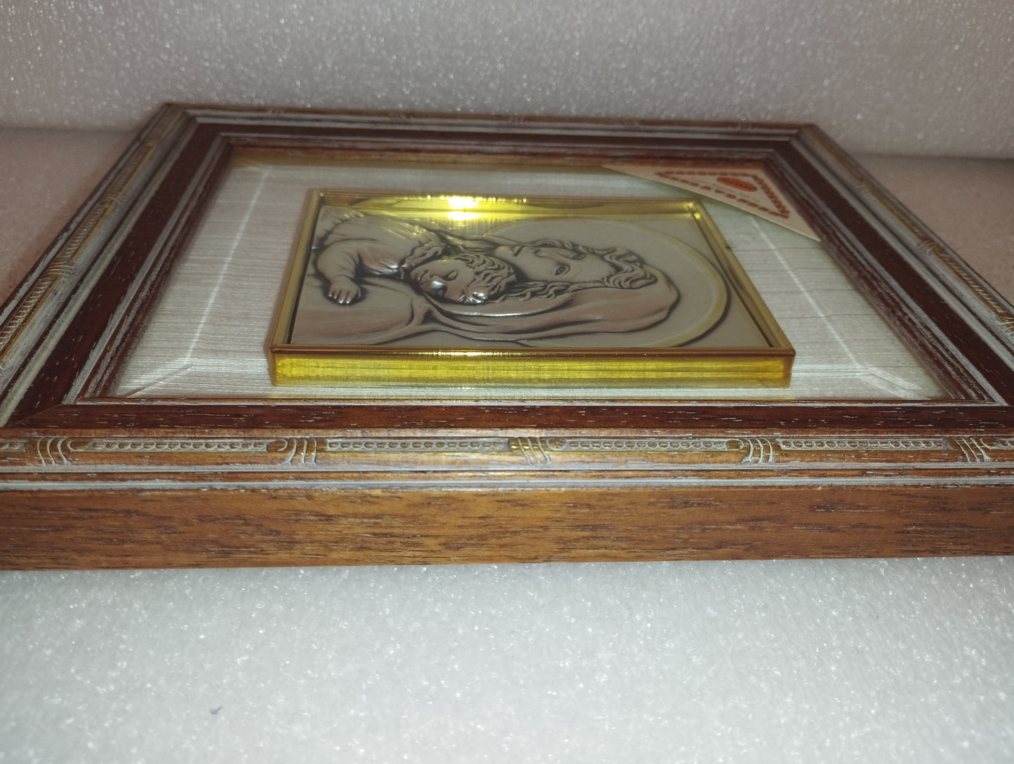 Bassorilievo Madonna
Su lastra in argento 925
Alliani