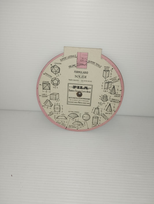 Formulario Solidi/Figure Piane
Fila Fabbrica Italiana Lapis e Affini
Anni 50/60