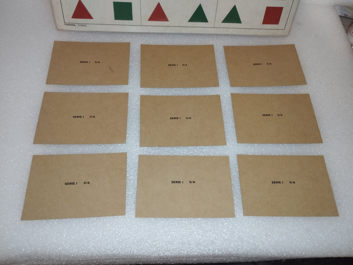 Tavola Didattica Paravia Torino
Serie I. 5/A
Originale Anni 60