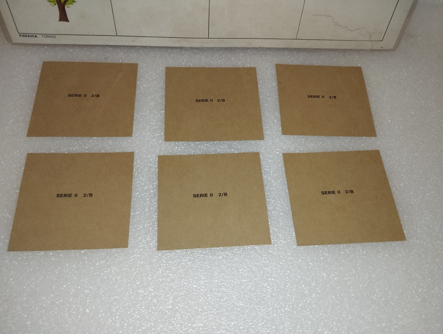 Tavola Didattica Paravia Torino
Serie II 2/B
Originale Anni 60