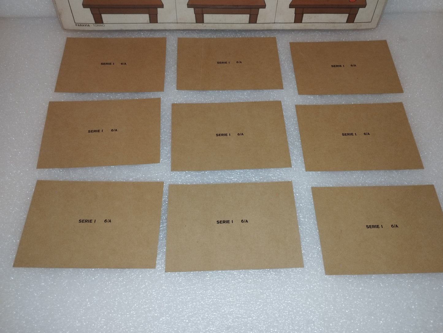 Tavola Didattica Paravia Torino
Serie I 6/A
Originale Anni 60