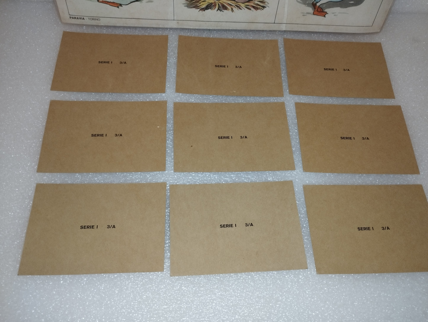 Tavola Didattica Paravia Torino
Serie I 3/A
Originale Anni 60