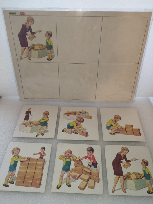 Tavola Didattica Paravia Torino
Serie II 6/A
Originale Anni 60