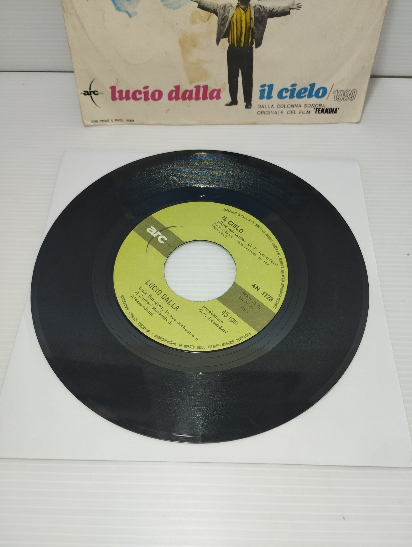 Il Cielo/1999 45 Giri
Edito da Arco Cod.AN 4128