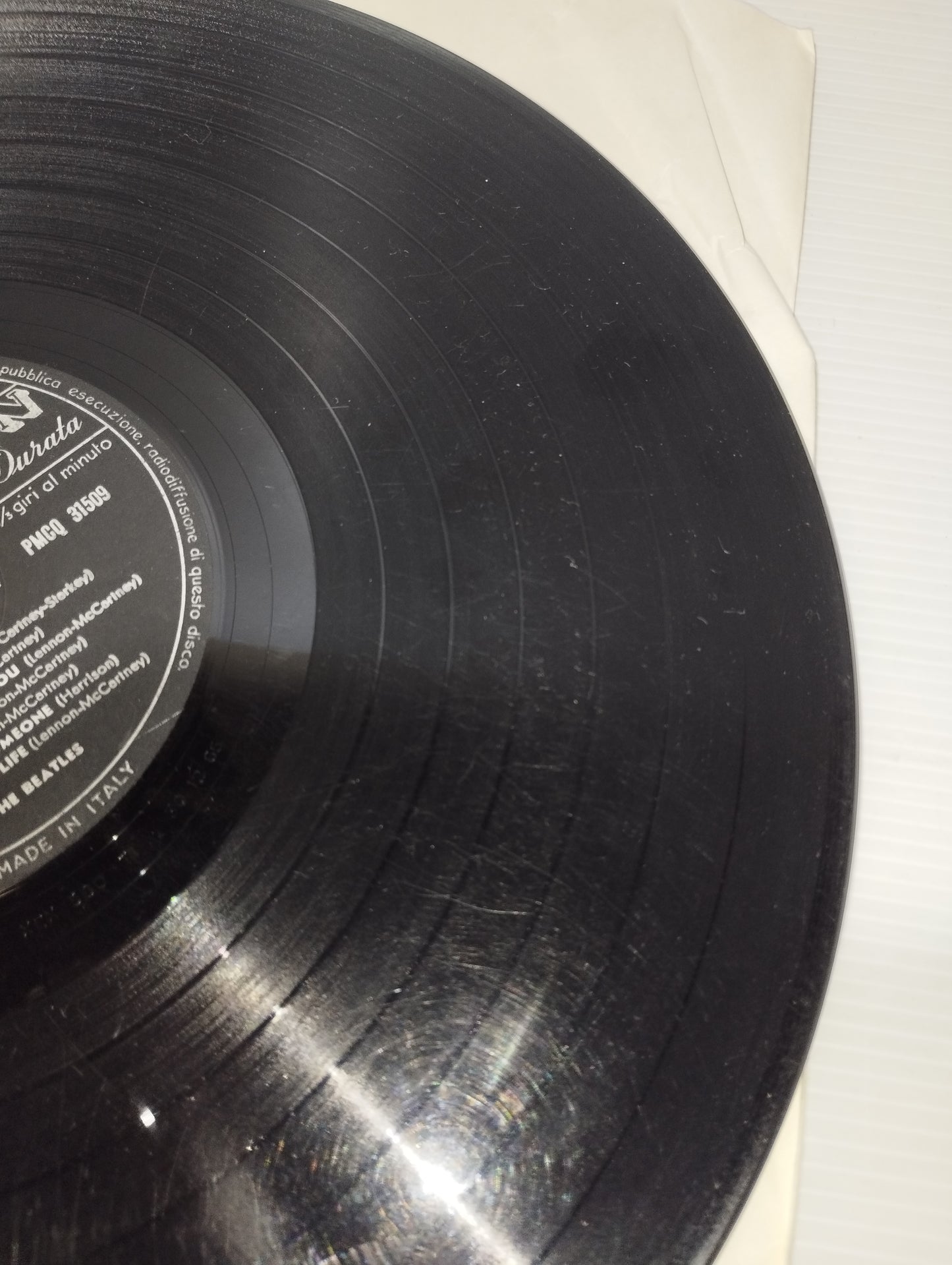 Rubber Soul The Beatles LP 33 Giri
Edito nel 1966 da Parlophon Cod. PMCQ 31509