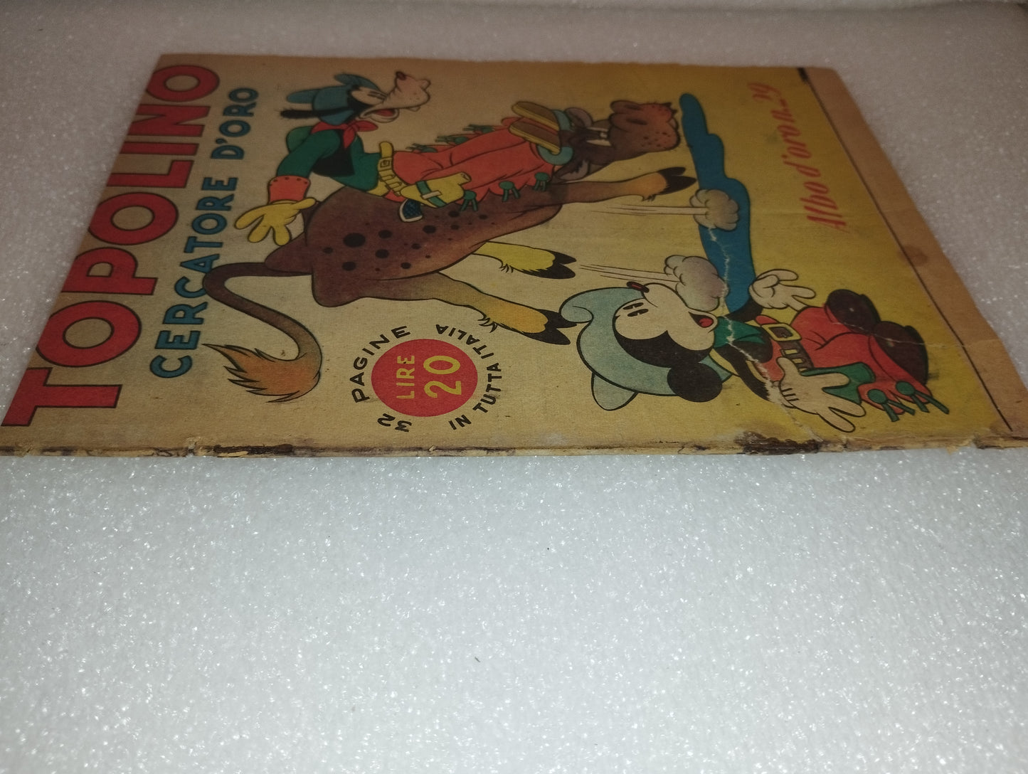 Topolino Cercatore d'oro Albo D'Oro N.29 Anno 1946 Originale