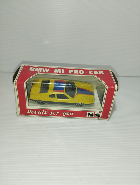 Modellino BMW M1 Pro Car
Prodotto negli anni 80 da Polistil E 2005
Scala 1:40
