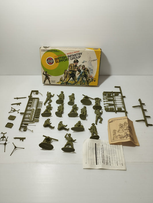 Scatola Airfix British Infantry Supporto Group
Scala 1:32
Made in England