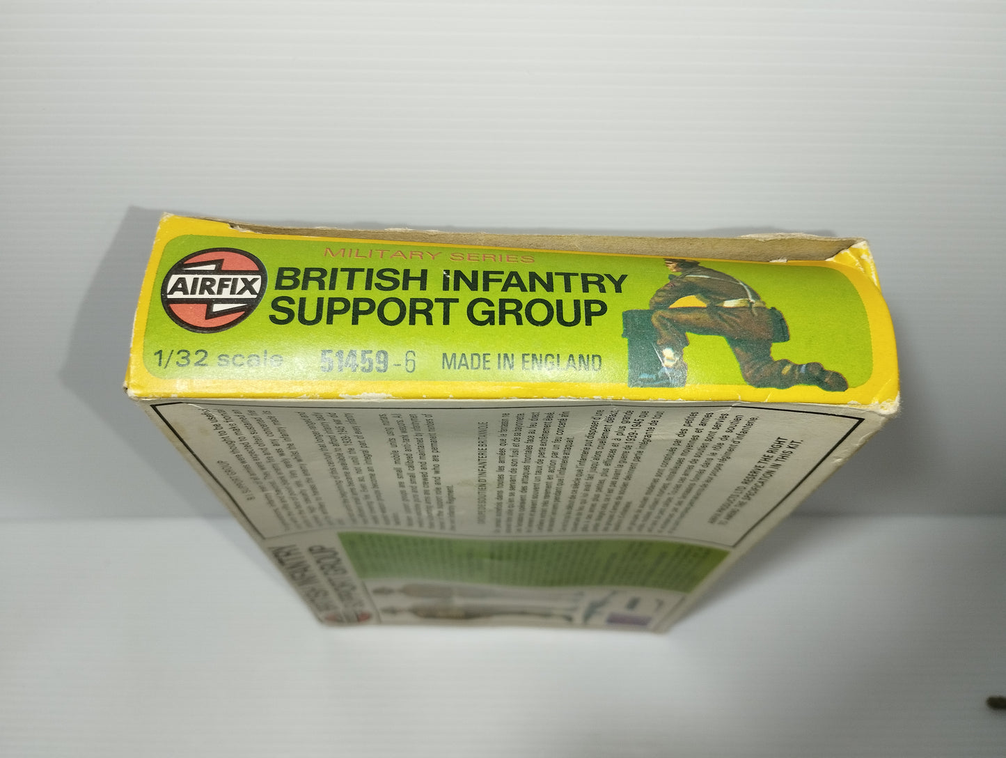 Scatola Airfix British Infantry Supporto Group
Scala 1:32
Made in England