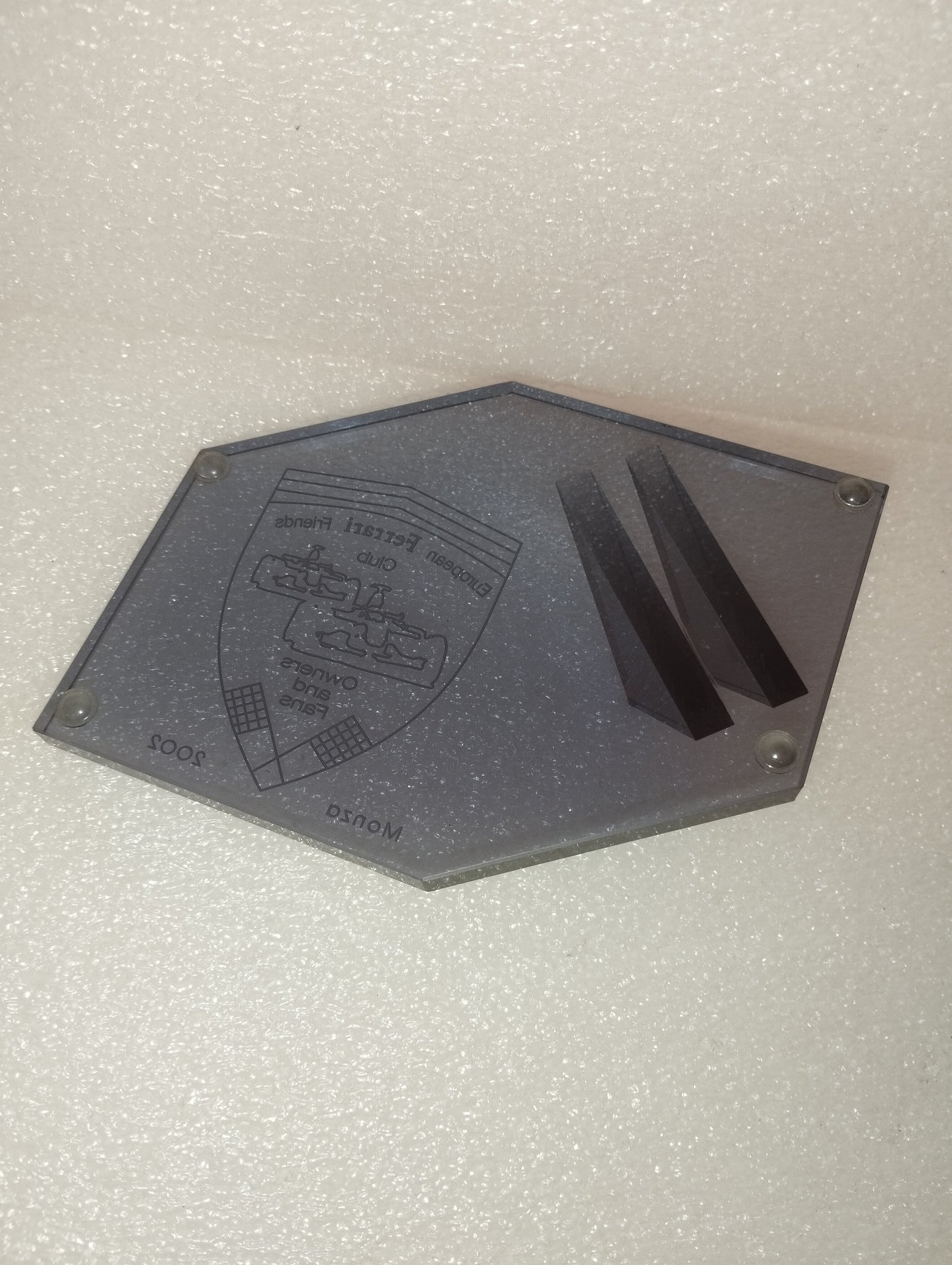 European Ferrari Friends Club Monza 2002
Portabiglietti in Plexiglass