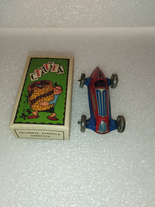 Modellino Auto Da Corsa FCR Centola Roseto Scatola Canasta Biella anni 40