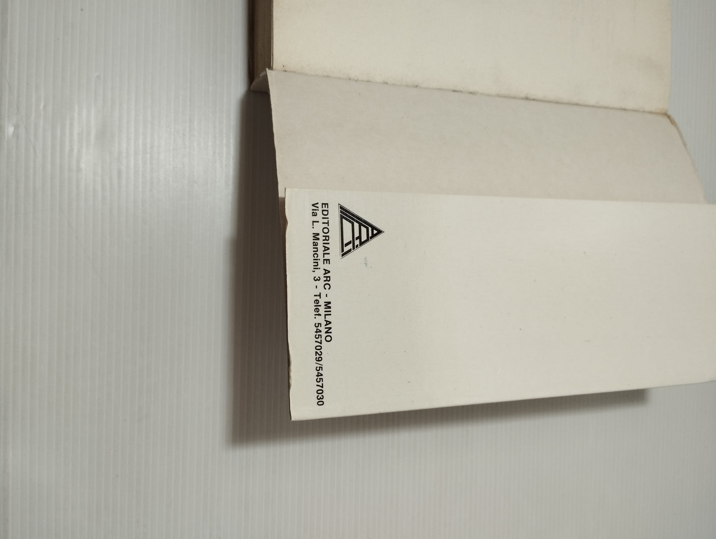 Libro Dianetics L.Ron Hubbard
Editoriale Arc Milano
Seconda edizione italiana