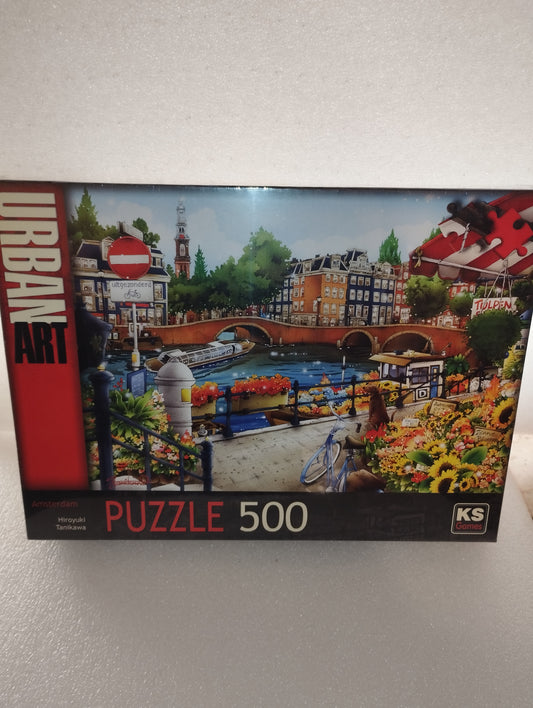 Puzzle Gallery Art Hiroyuki Tanikawa
Amsterdam
Prodotto da KS Games
Made in Turchia
500 Pezzi