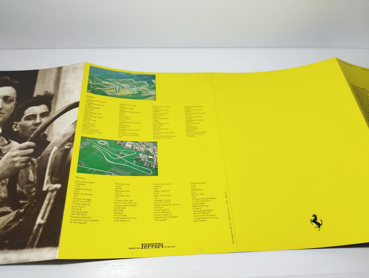 Ferrari Depliant Pieghevole
Originale Anni 90