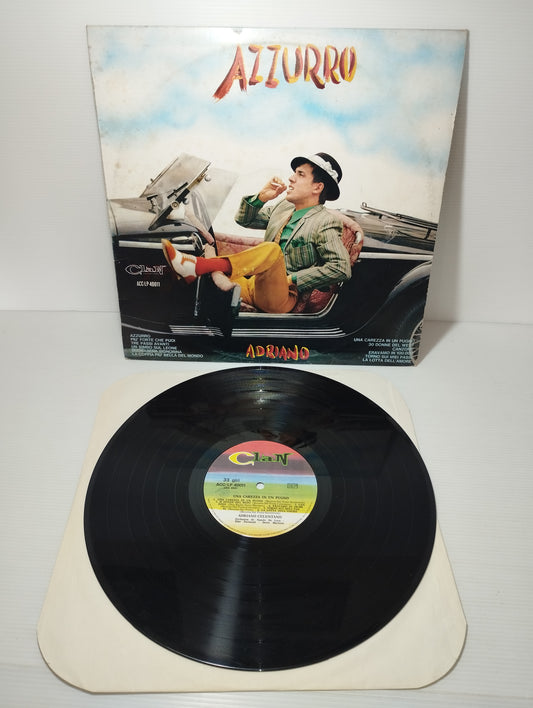 Azzurro Adriano Celentano LP 33 giri
Edito negli anni 60 da Clan Cod .ACC/LP 40011