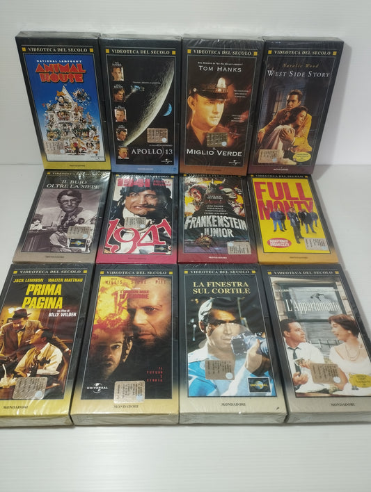 12 Film In VHS Videoteca Del Secolo Mondadori