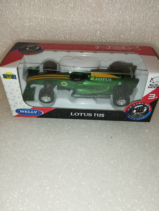 Modellino Lotus T125
Prodotto da Welly
Die Cast Metal
Scala 1:36