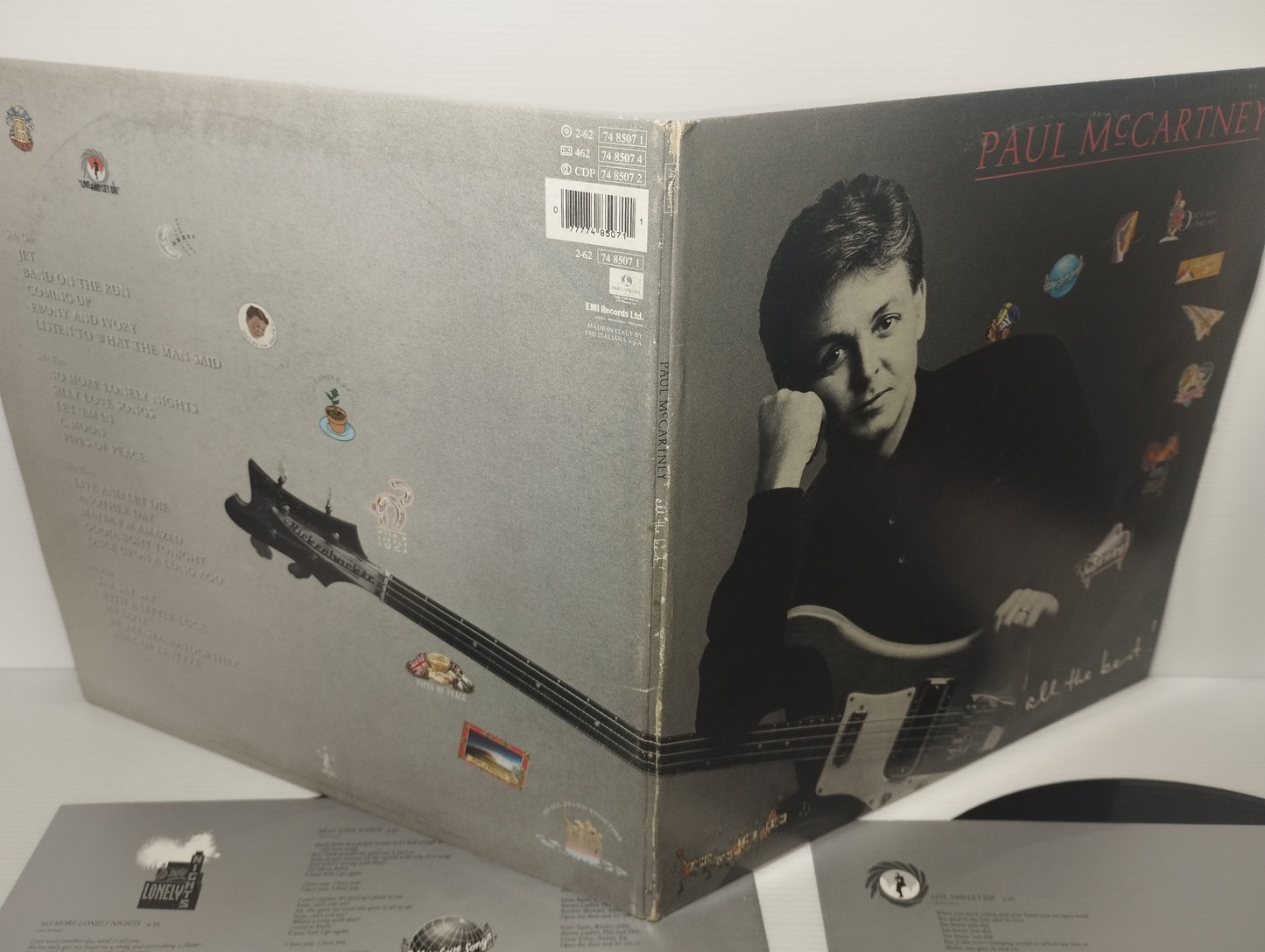 All the best Paul MC Cartney 2 LP 33 Giri
Etichetta MPL EMI cod.2-62 74 8507 1