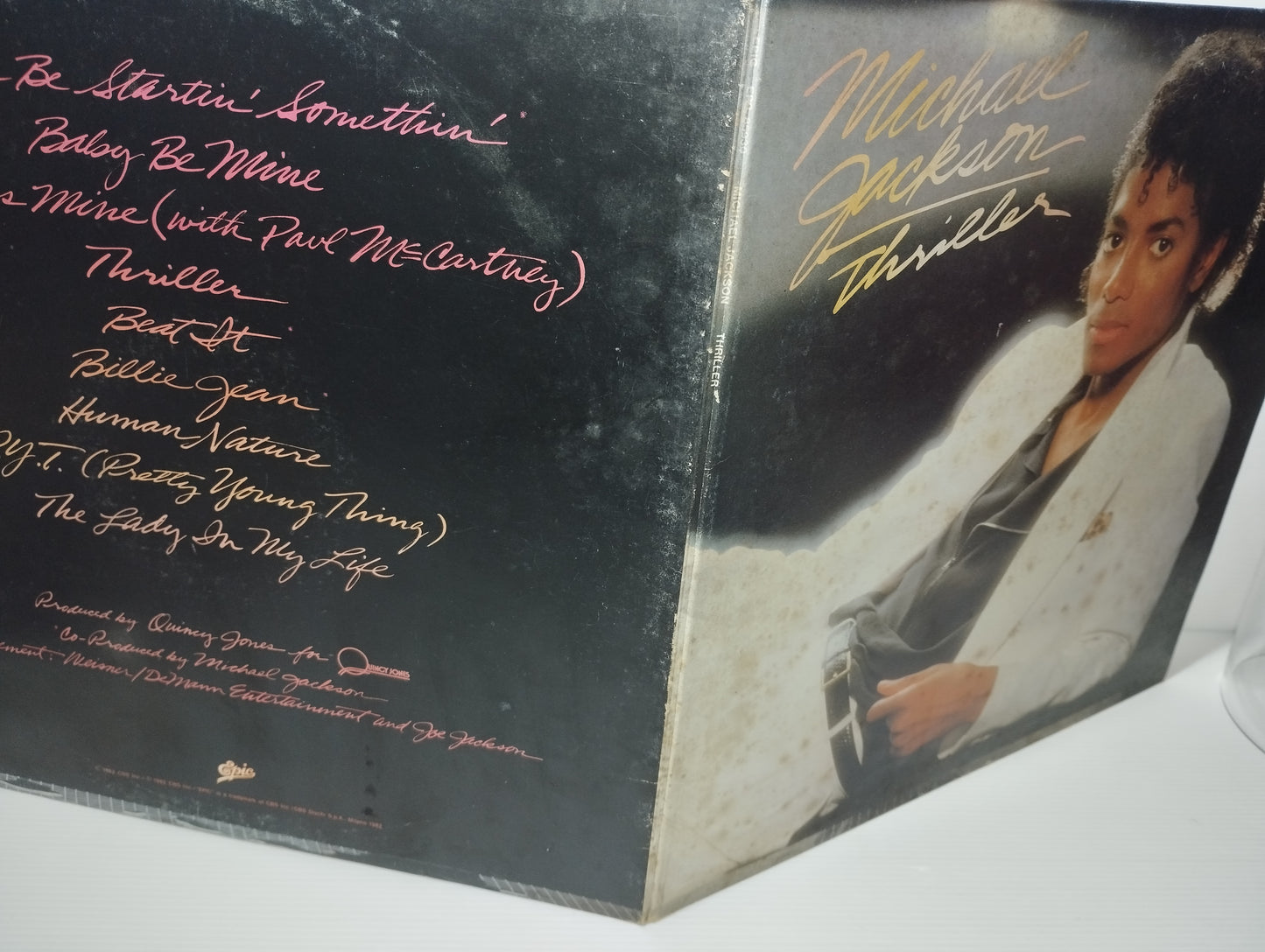 Thriller Michael Jackson Lp 33 Giri
Prodotto Nel 1982 da Epic Cod.EPC 85930