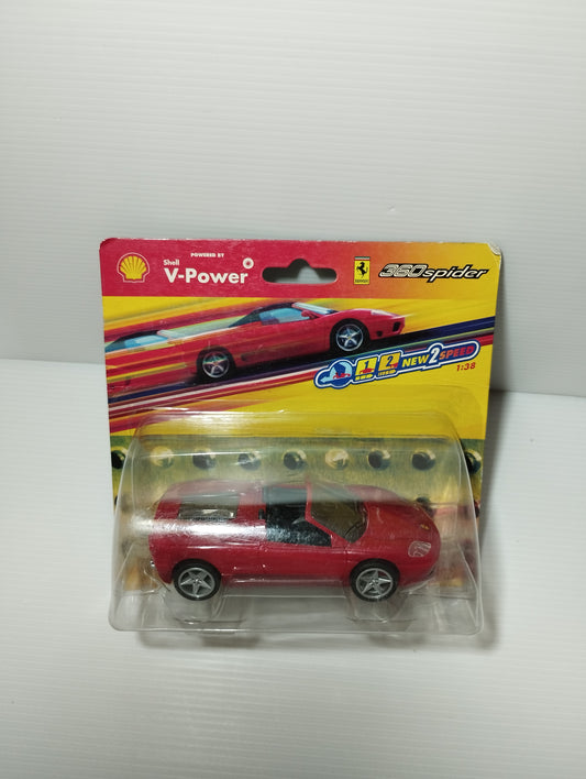 Ferrari 360 Spider Shell V-Power Hot Whells
Scala 1:38