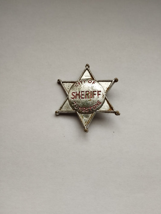 Stella Sceriffo Tombstone Vintage In Plastica