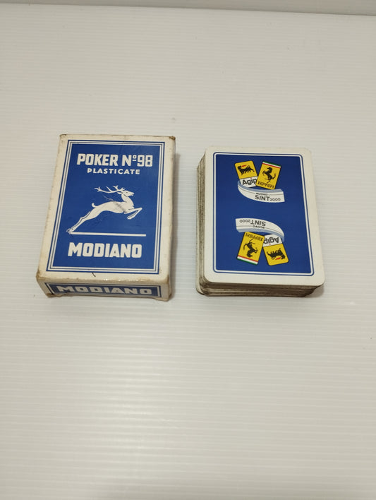 Agip Ferrari Sint 2000 Carte Da Poker Modiano
