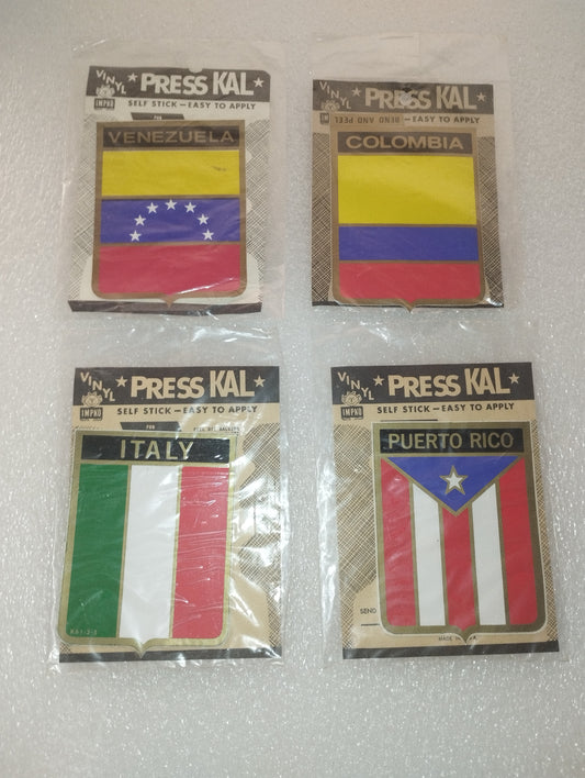 4 Adesivi Vinyl Press Kal IMPKO
Made in U.S.A. Vintage