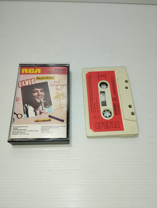 Elvis Sings For Children..Elvis Presley Musicassetta
Edita nel 1978 da RCA Cod.PK 12901