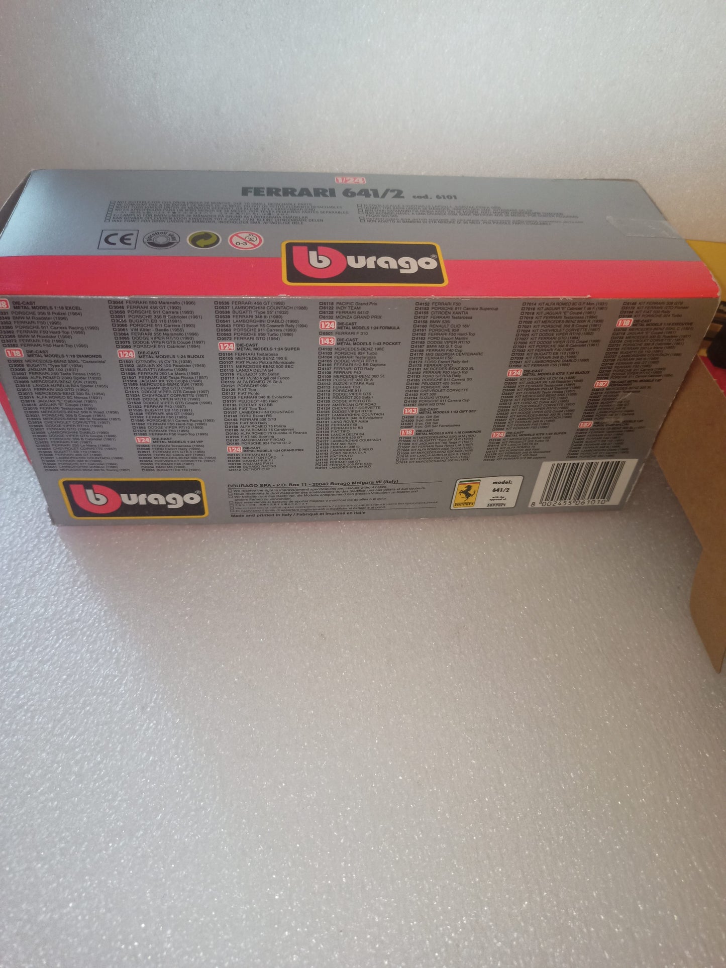 Ferrari 641/2 Jean Alesi
Scala 1:24
Made in Italy